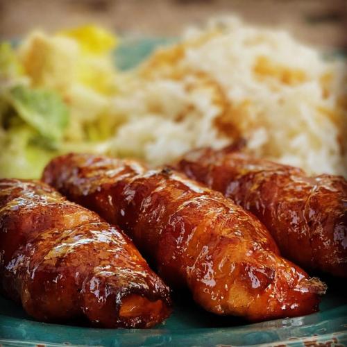 Bacon Wrapped Chicken Tenders Meal