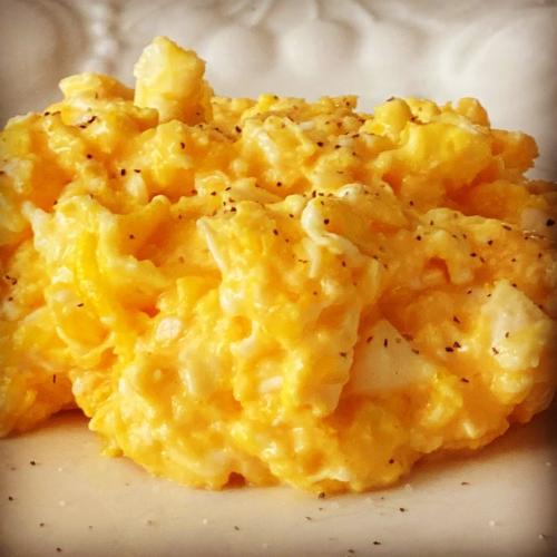 Cheesy Scrambled Eggs