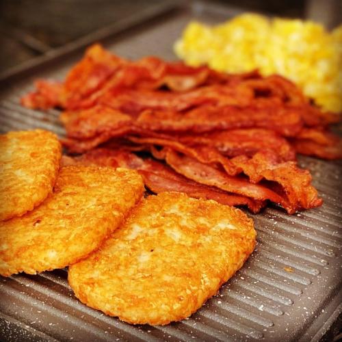 Hash Browns Bacon Eggs